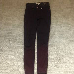 Maroon designer jeans